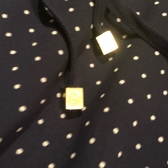 Michael Kors Navy Polka Dot Dress Medium NWT - Picture 8 of 8
